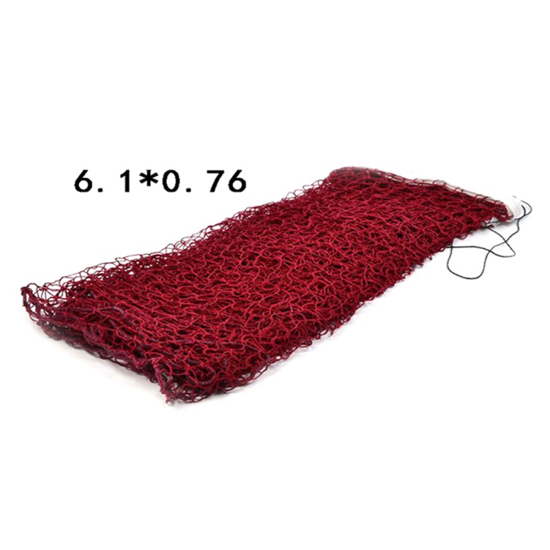 Standard Badminton Net Indoor Outdoor Sports Volleyball Training Portable Quickstart Tennis Badminton Square Net 6.1m*0.76m