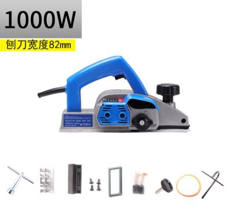 Woodworking Portable Electric Planer Electric Planer Multifunctional Small Mini Household Planer Electric Planer: 1000W