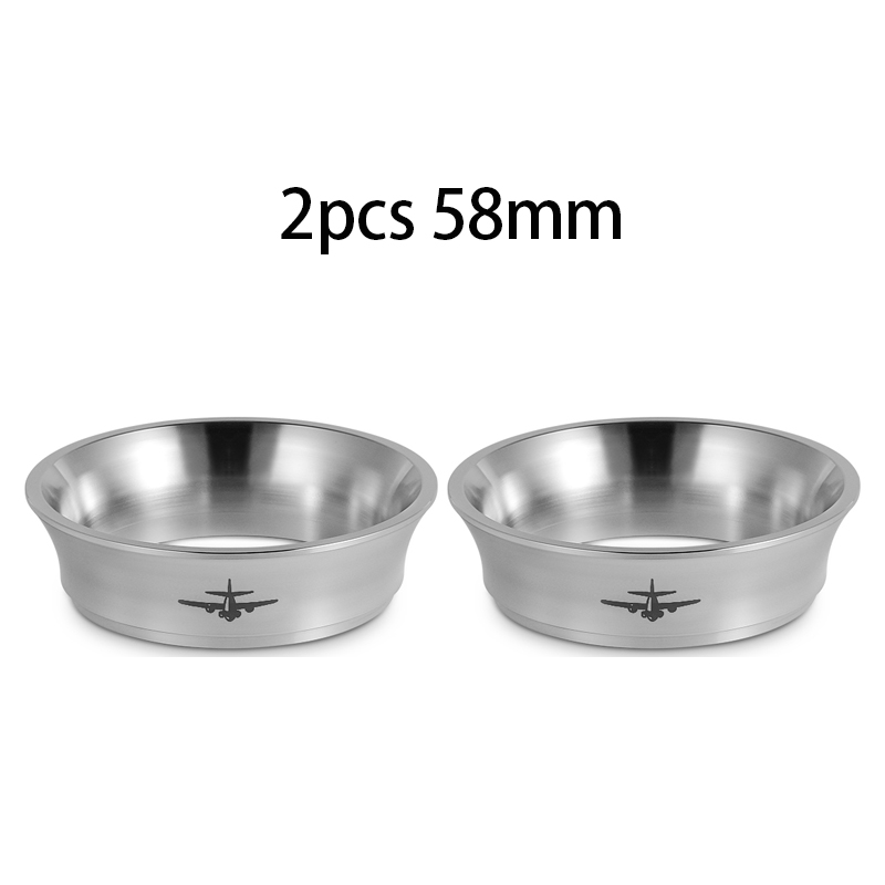 MHW-3BOMBER 51 mm & 58 mm Espresso-Dosiertrichter, Edelstahl, Kaffee-Dosierring, kompatibler Siebträger, Heim-Barista-Zubehör: Himmel Blau