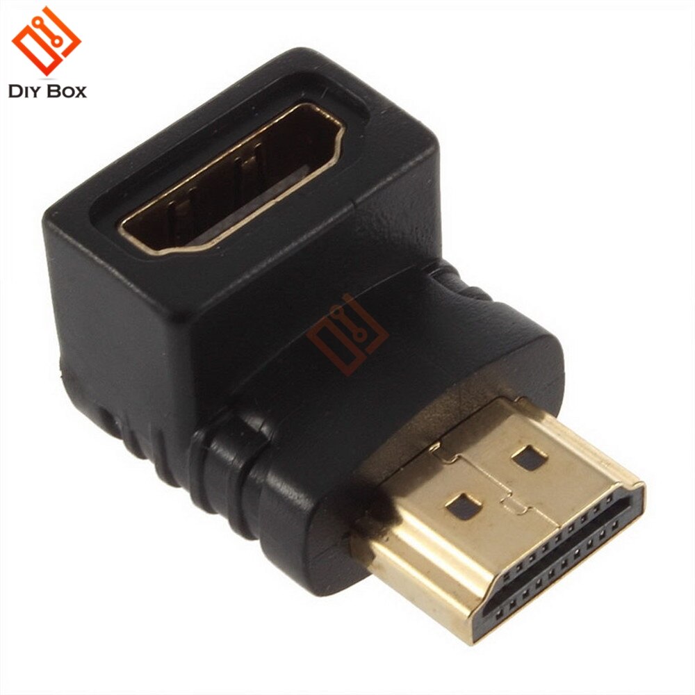 Acoplador macho a hembra M/F, conector y adaptador de extensión para HDMI, compatible con HDCP HDTV 1080p, color negro,