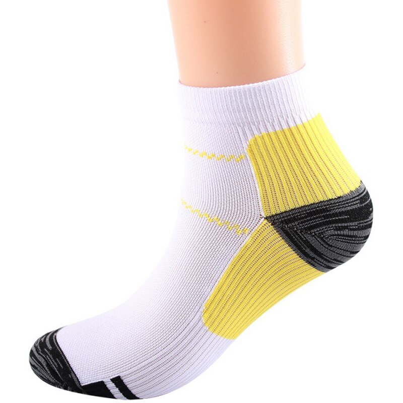 1 paire de chaussettes confortables pour fasciite, épine calcanéenne, douleur de la voûte plantaire, chaussettes veineuses, chaussettes de sport de compression du pied pour la plante des pieds