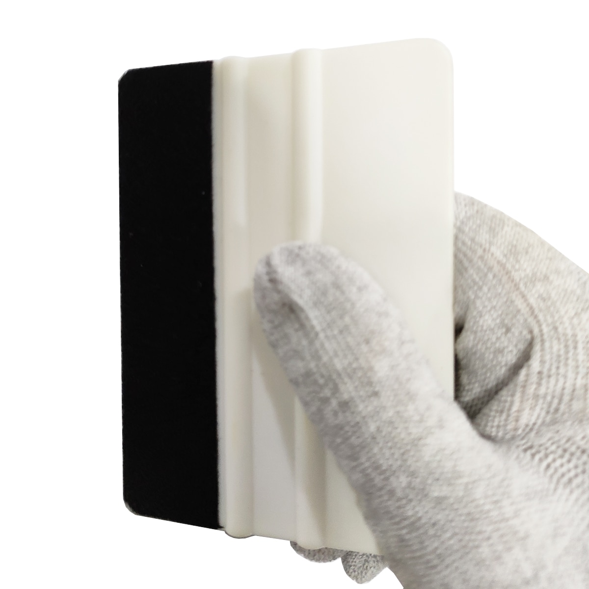 5PCS Car Vinyl Film wrapping tools White Scraper squeegee with felt edge size 99x72mm Car Styling Stickers Accessories A43