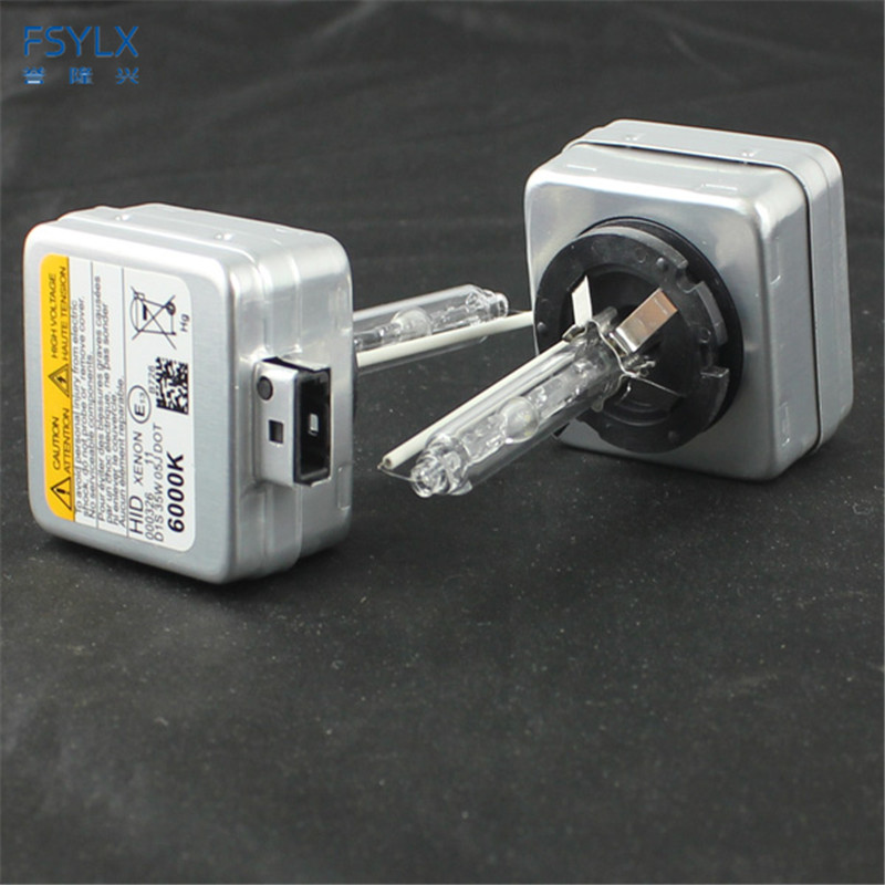 Fsylx 35w d1s xenon gjemte seg pære 4300k 6000k 8000k 10000k gjemte seg xenon lampe  d1s d3s pære gjemte seg xenon pærer  d1/d1s/ d1c 12v billykter