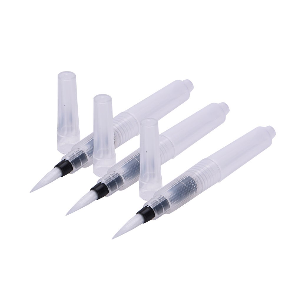Pluma de tinta piloto 3 uds para acuarela de pincel de agua dibujo y caligrafía herramienta de pintura cepillo de Nylon punta con depósito rellenable