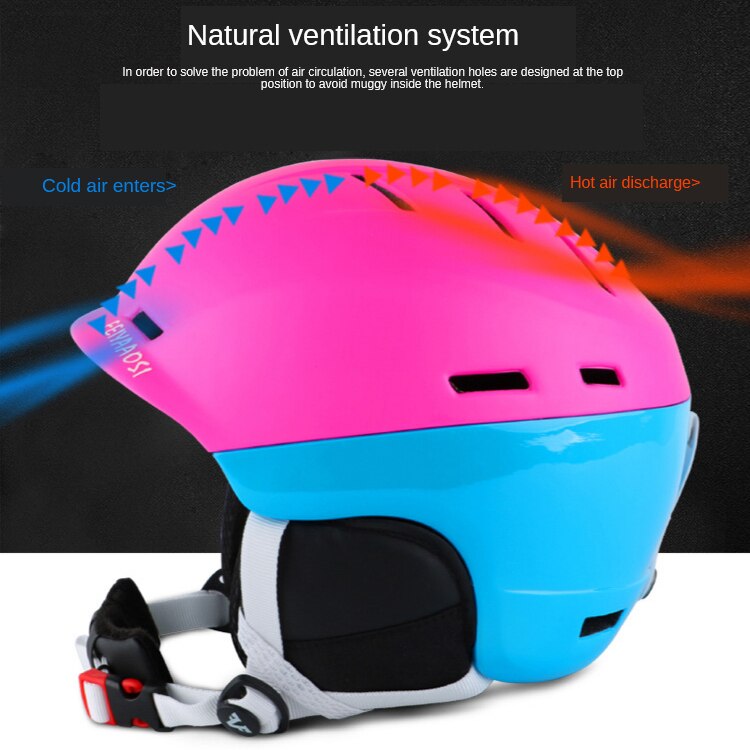 casque de Ski coupe-vent résistant au froid ultra-léger PC + EPS hommes femmes casque de Ski Sports de plein air Snowboard Skateboard casque adulte