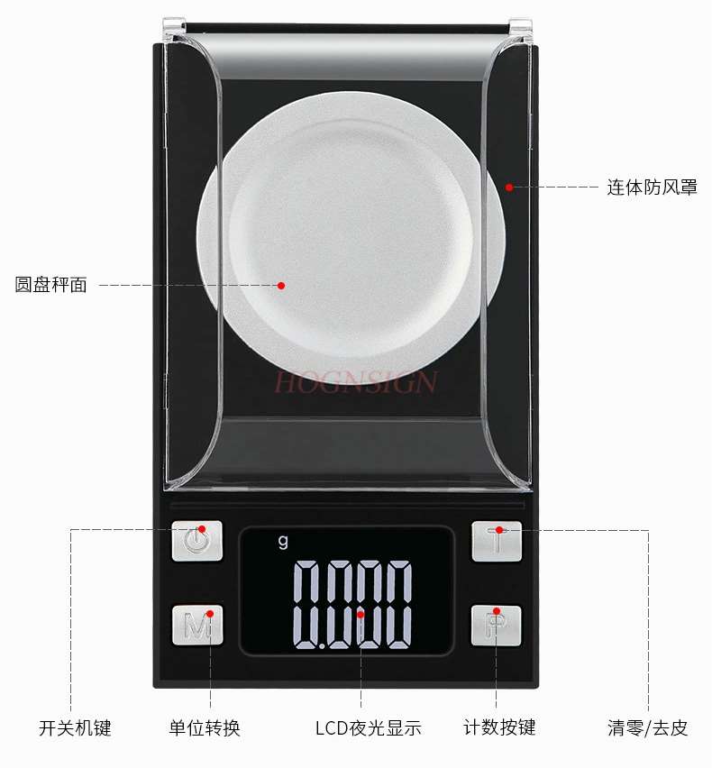 High-precision small electronic scale