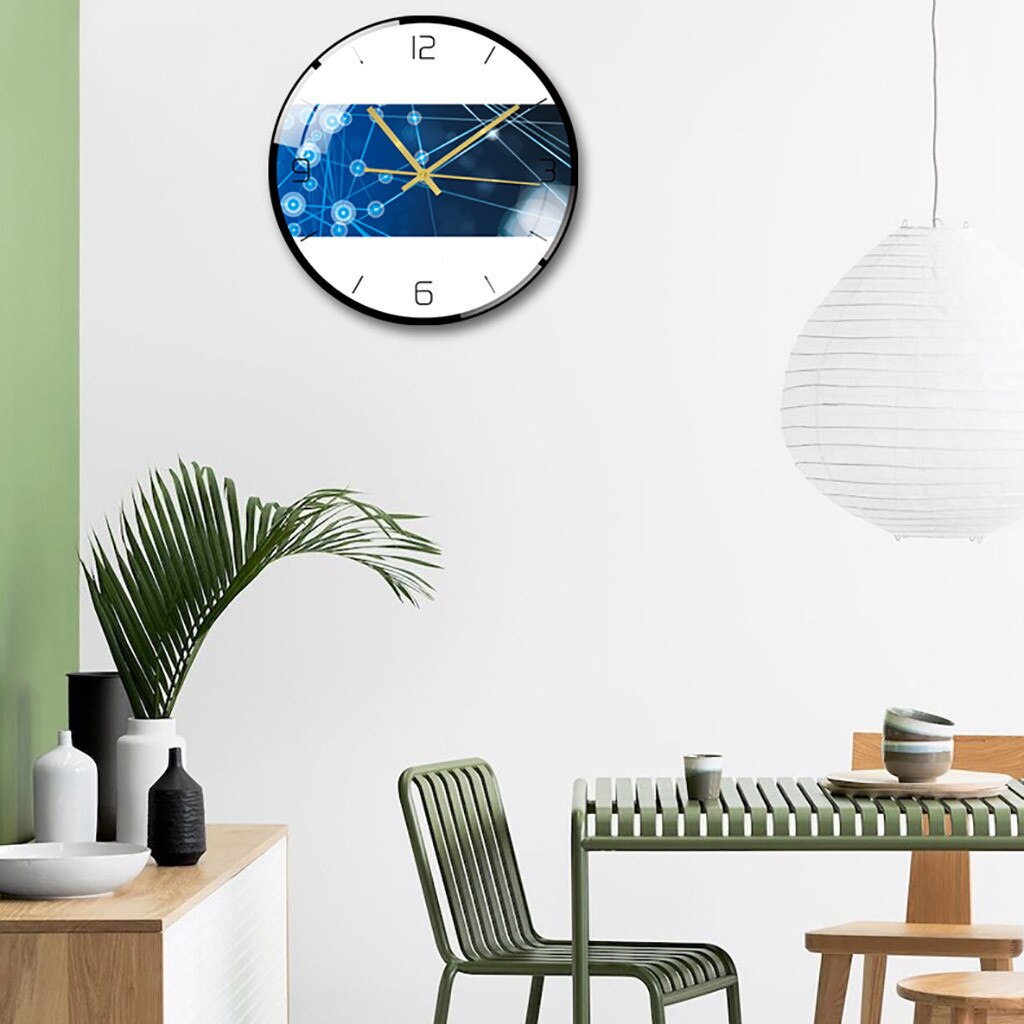 Living Room Digital Wall Clock Acrylic Mute Frameless Smart home Art Clock