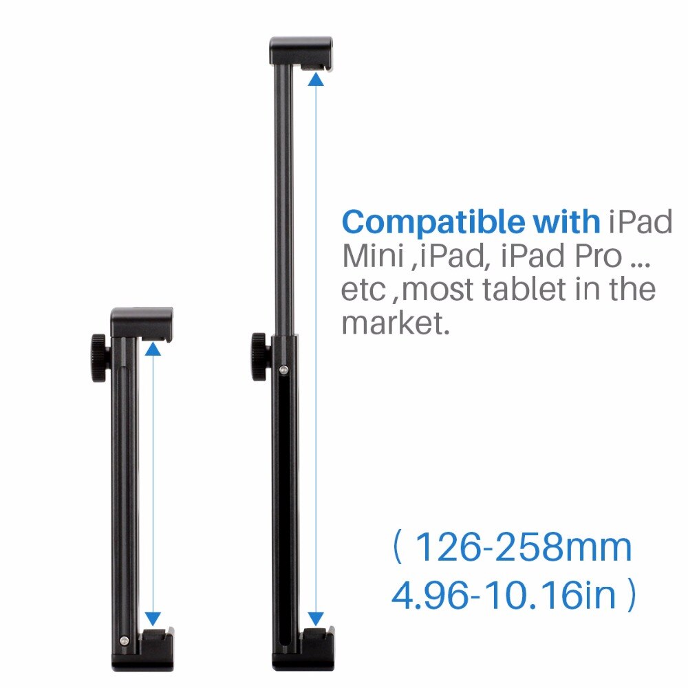 Ulanzi U-Pad Pro Aluminium Tablet Statief Mount Houder Klem W Koud Schoen Voor Ipad Mini Ipad 4 Ipad pro Ipad Air