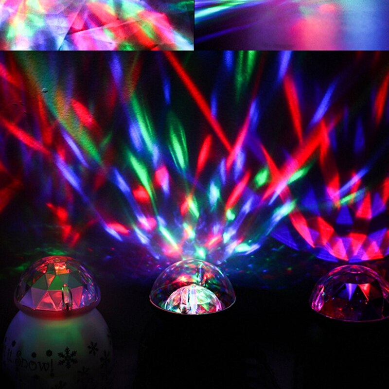 Projection Lamp Colorful Rotating Night Light Spin Starry Sky Children Kids Baby Sleep Romantic LED USB Lamp Projection