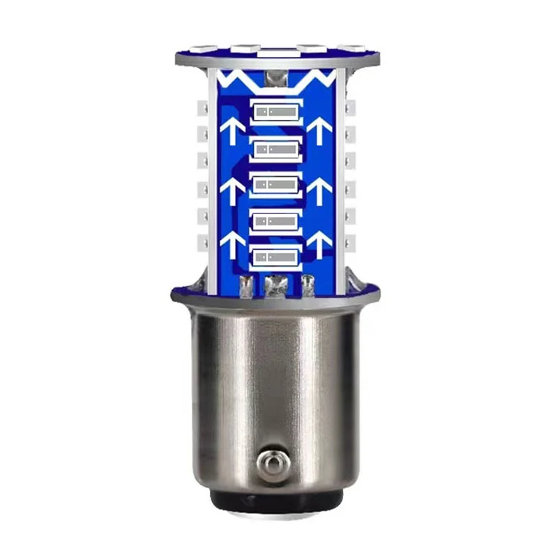 Motorrad Bremslicht LED Glühlampe Blinker 12V blinkende Blinker Bremslichter Universal- verrotten weiß blau Rücklicht Lampe: dunkel Grau