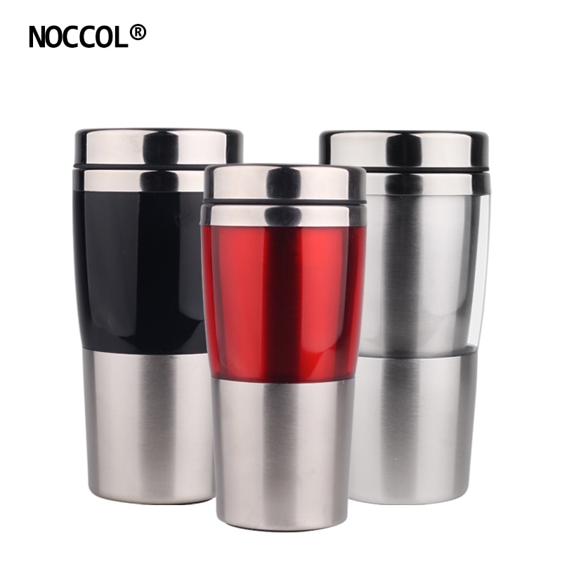 NOCCOL Milieuvriendelijk Rvs Mokken Koffie Cup Drink Fles Water Flessen Mode Gezondheid Auto Kantoor Reizen Mok Drinkware