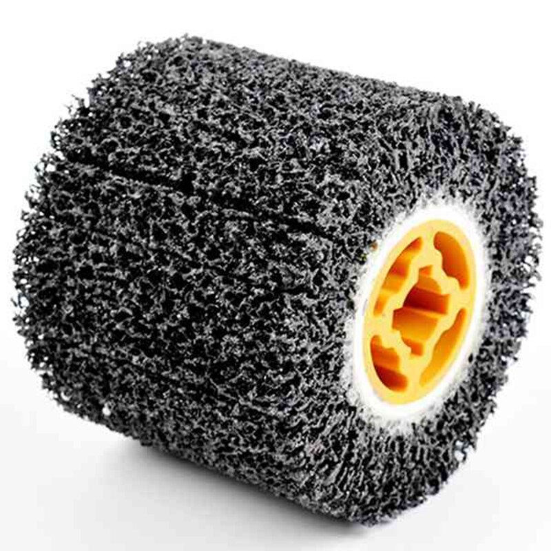 120X100mm Metal Grinding And Welding Repair Rust Removal Cleaning Wheel Wire Drawing Wheel Polishing Wheel (40 Grit)