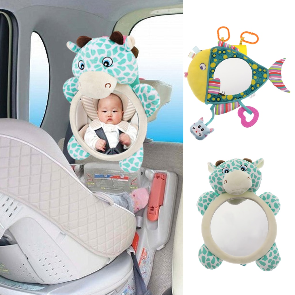 Zachte Vis Frame Baby Auto Spiegel, Rear Facing Spiegels, Achterbank Baby Spiegel, Achteruitrijcamera Auto Spiegel, onbreekbaar