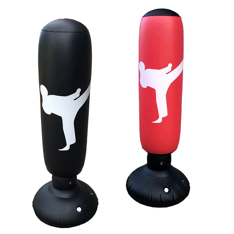 160 centimetri Giocattolo Gonfiabile Boxe Sacchetto Del PVC Sacchetto di Ispessimento Guantoni Da Boxe Pilastro bicchiere Lotta Colonna Forare Sacchetto di Strumento di fitness Ragazzo Regalo all'aperto giocattolo