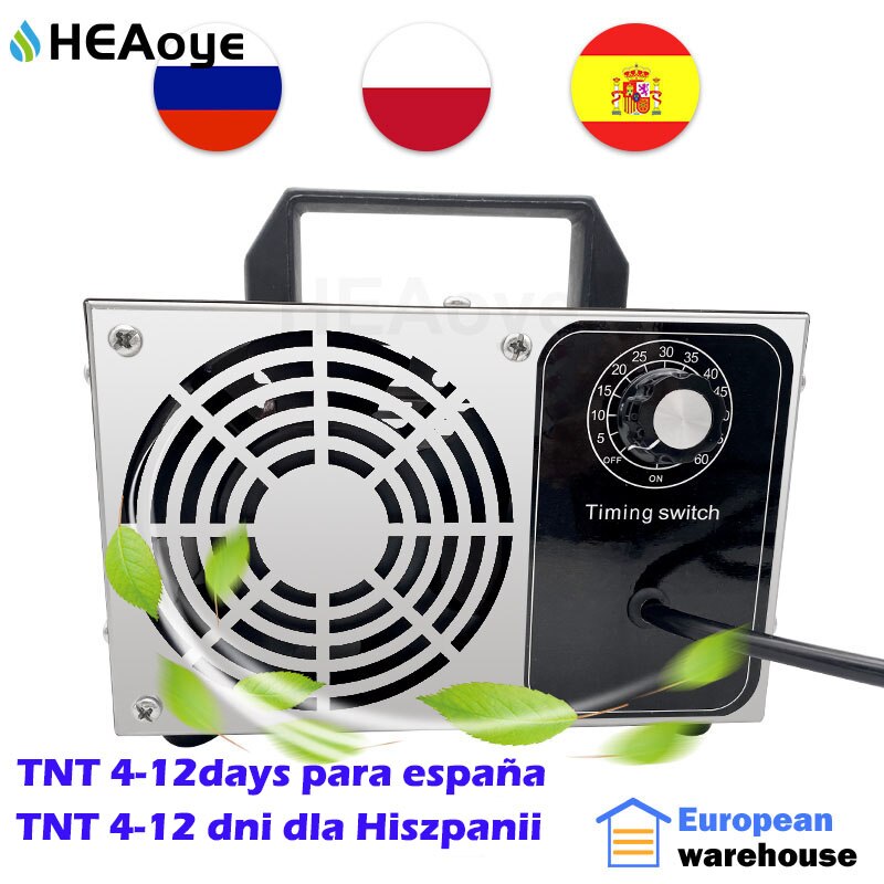 5g-48g/h Ozone Generator Ozone Machine air Purifier Air cleaner Disinfection Sterilization Cleaning Formaldehyde 220V