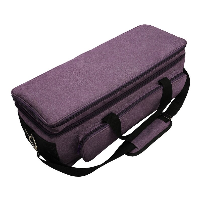 Tool Carrying Case Big Capacity Cutting Machine Supplies Storage Bag For Cricut Explore Air 2Knitting Needle Household Organizer: Purple color