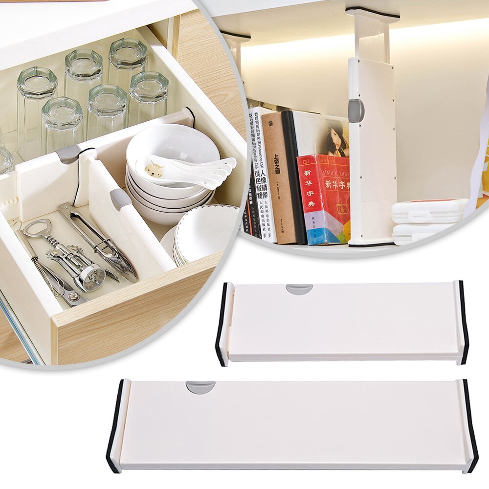 Retractable Drawer Divider Holder DIY Storage Shelves Household Partition Board Division Tools Retractable Drawer Separator