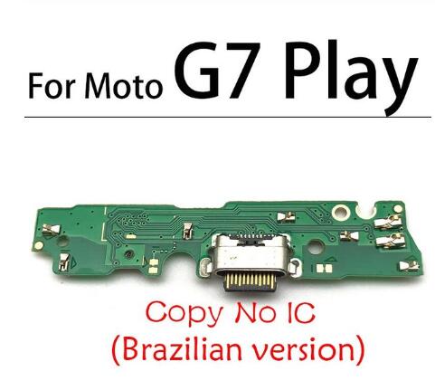 Cable flexible para Motorola Moto G30, G3, G4, G5, G6 Play, G8, X4, G7, Cargador USB, conector de puerto de carga, 10 unids/lote: G7 Play Copy