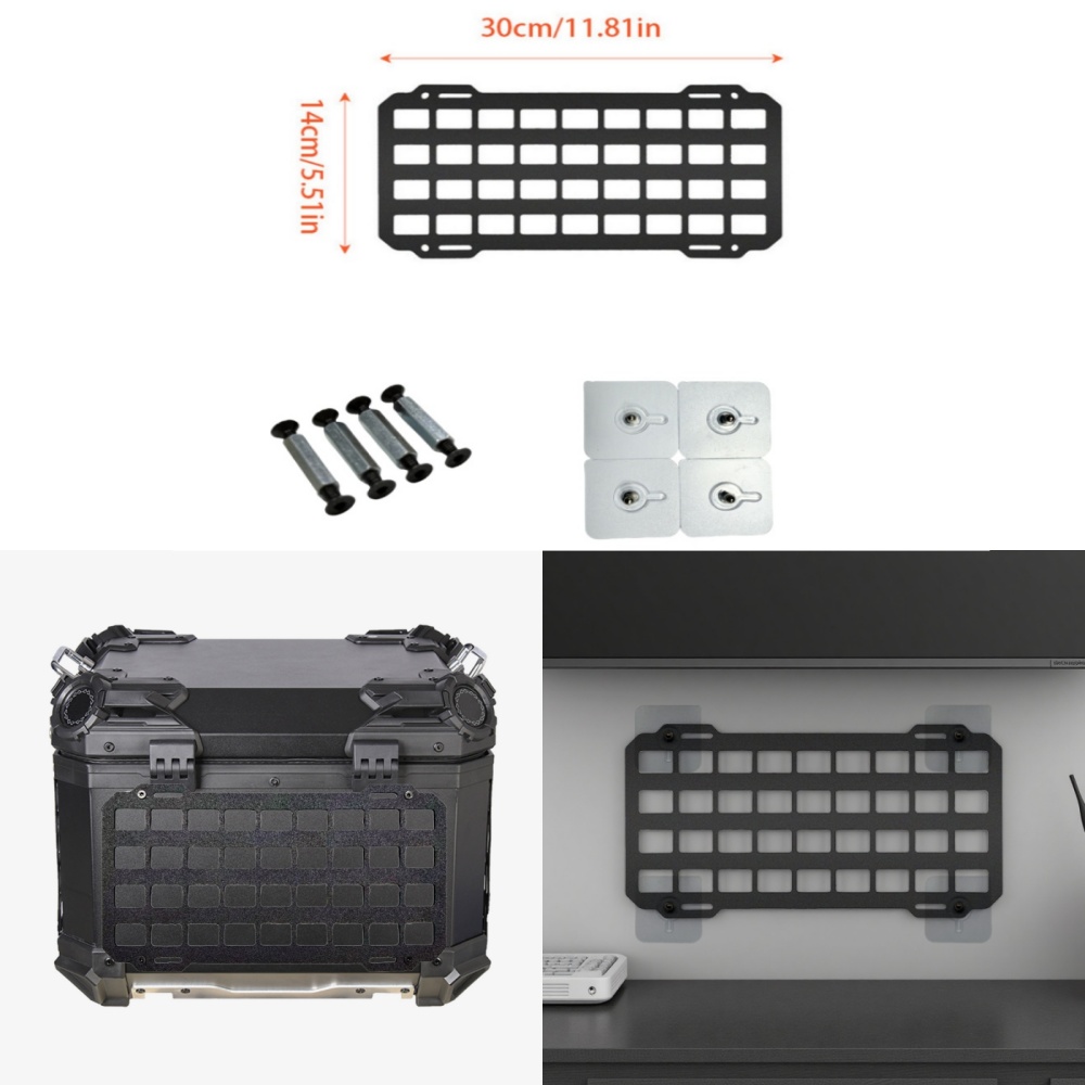 Planche suspendue tactique polyvalente de , dispositif de Modification manuelle pour boîte arrière de moto, rangement domestique