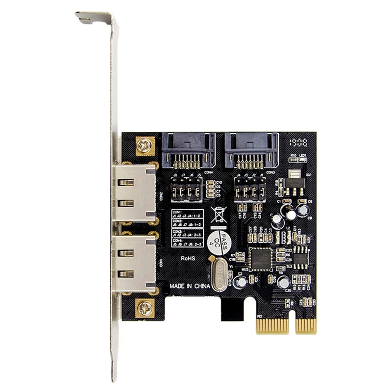 PCI-E to SATA3.0 Expansion Card 4-Port Desktop Expansion Card SSD Solid State Drive