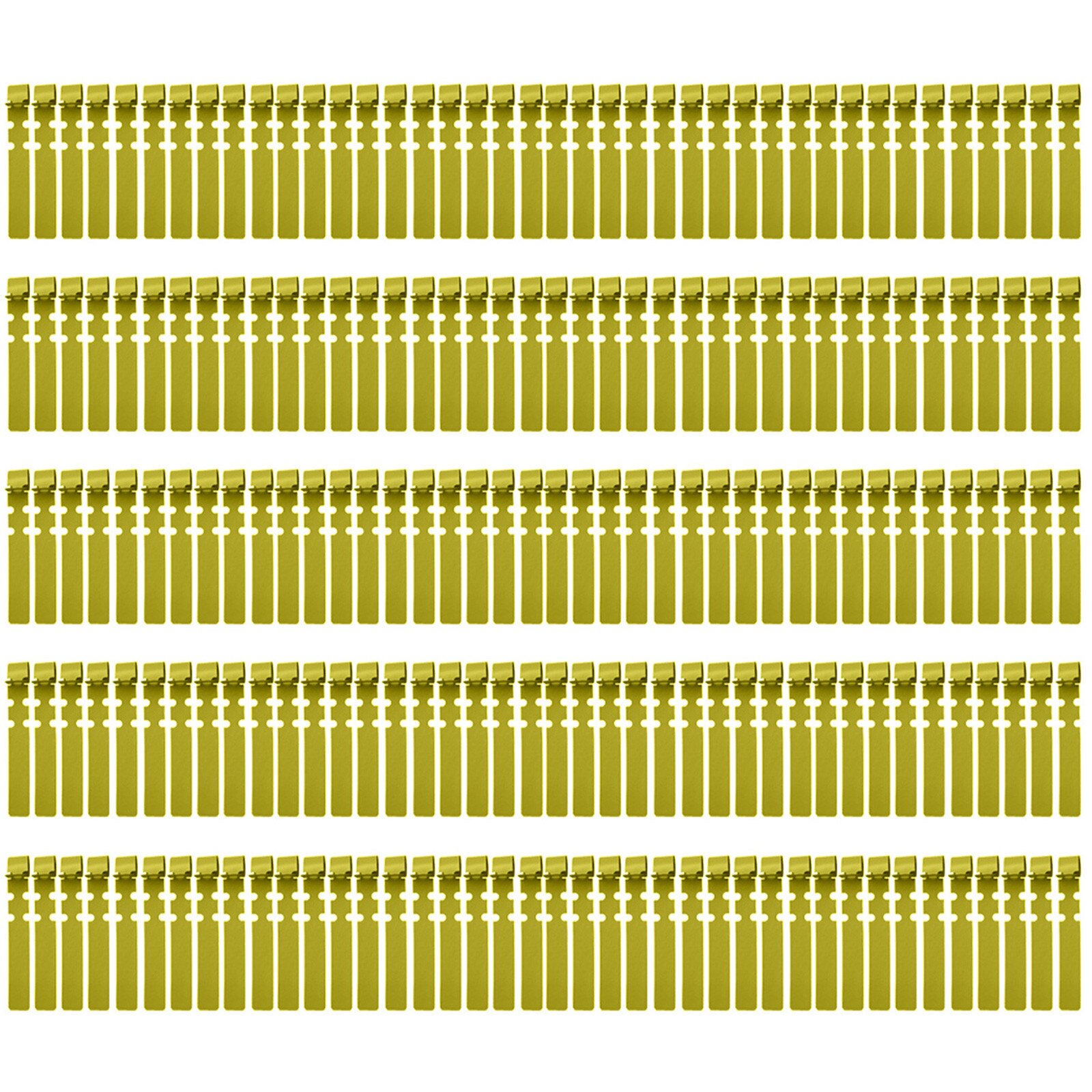 200PC Gardening Label Long Label Plastic Plant Long Type Label Marking Seedling Tray Gardening Label Gardening Label Long Label: Yellow 