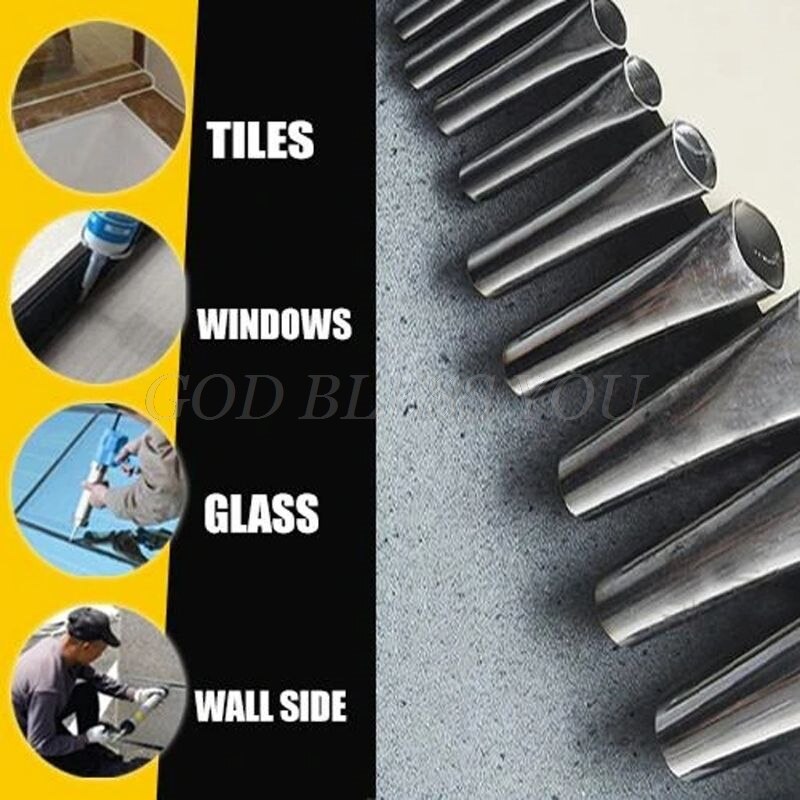 doskonały uszczelnianie apreter, 14 szt. Aplikator dyszy uszczelniającej, narzędzie robić uszczelniania wielokrotnego użytku uszczelniacz narzędzia wykończeniowe, stal nierdzewna