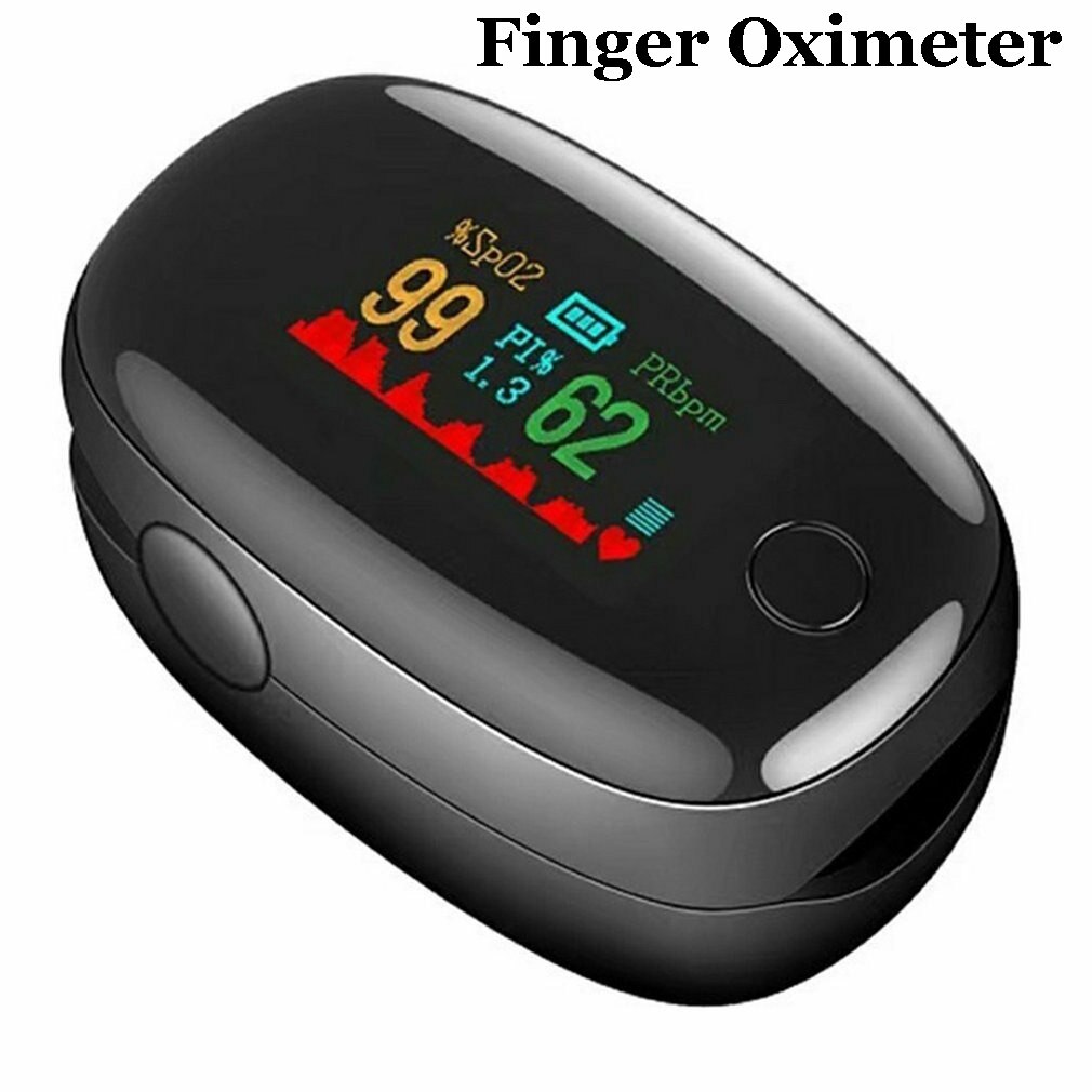 Automatische Digitale Lcd Display Pols Bloeddrukmeter Heart Beat Rate Pulse Meter Meet Tonometer Bloeddrukmeter Wit: Oximeter