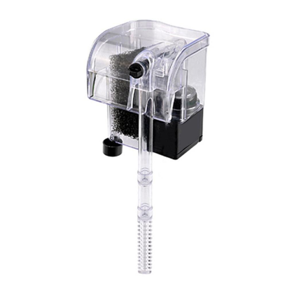 Aquarium filter waterfall filter aeration pump Aquarium wall-mounted mute filter plug-in small