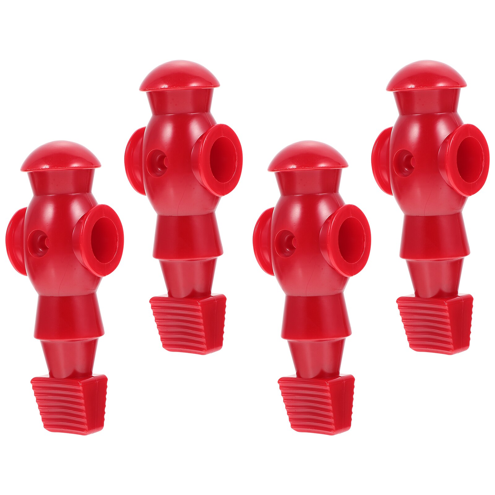 4Pcs Table Football Game Accessories Foosball Mechanical Dummy Soccer Player: Red