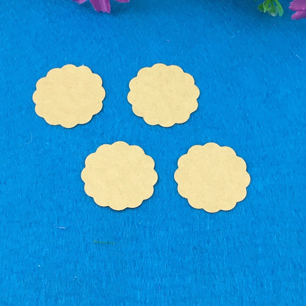 300pcs kraft paper self-Adhesive Labels sealing Stickers packaging sticker labels For bags/handmade candy/cake