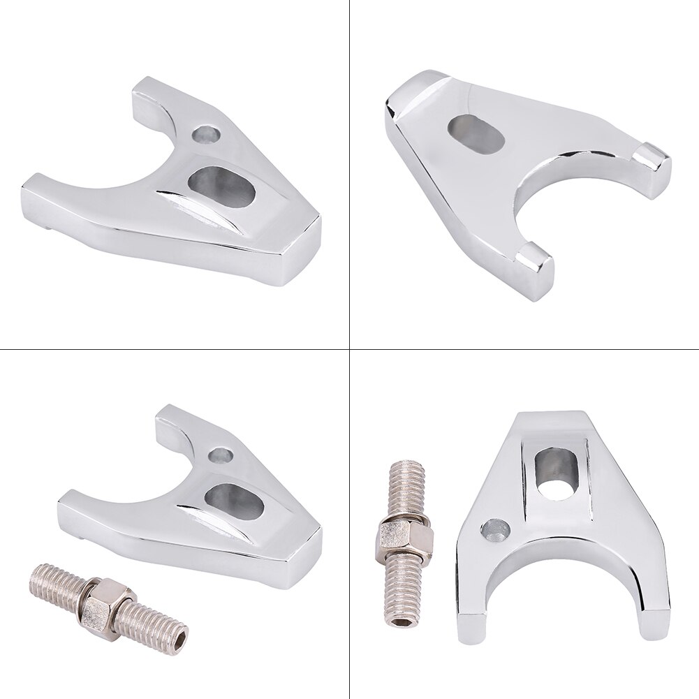 Auto-Styling Chrom Billet Aluminium Verteiler Klemme Halten Unten Praktische Metall Teile passen für Chevy SBC BBC SB BB HEI Elektronische
