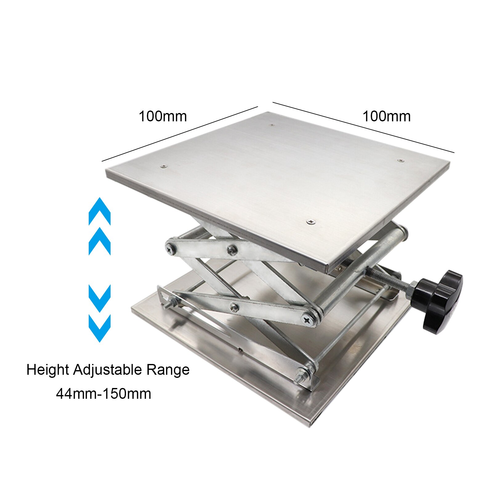 Tavoli elevatori in acciaio inossidabile Mini Rack portatile per piattaforma elevatrice da laboratorio per esperienza/saldatura di biologia chimica