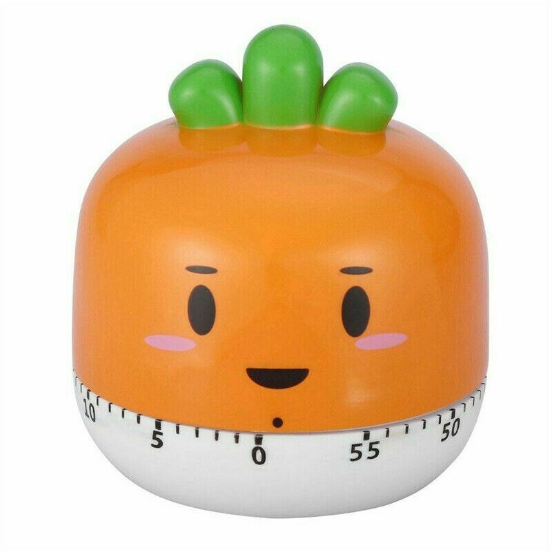 Cooking Shower Study Stopwatch Magnetic Kitchen Timer Scale Manual Timing Mechanical No Batteries Portable Countdown Alarm Clock