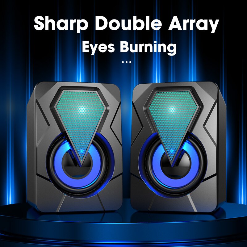 Mini Computer Speakers Stereo Bass Surround Sound ... – Grandado