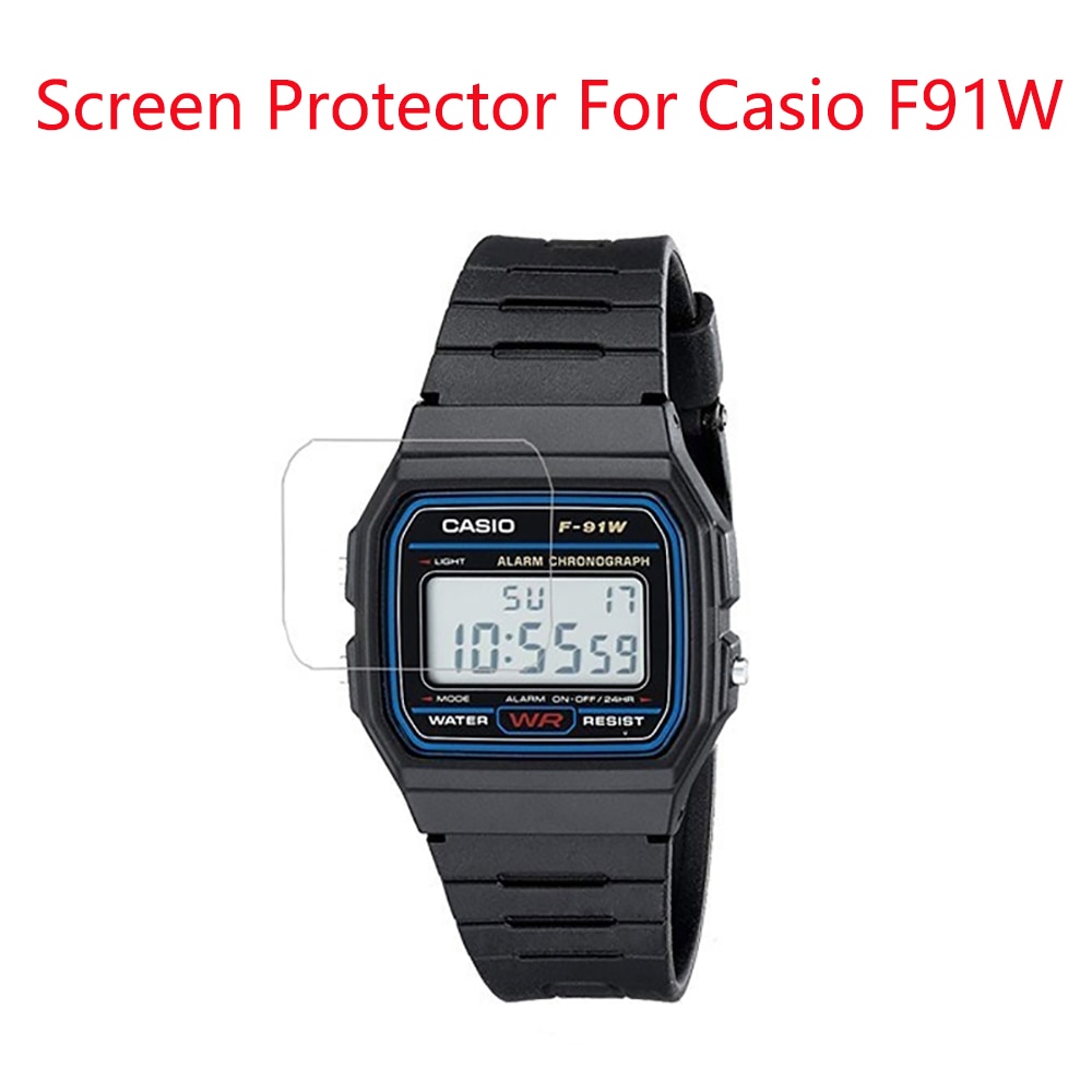 3 Pcs/Lot Guard Film For Casio F-91W F91W Screen Protector High Definition Anti-shock Smartwatch LCD Nano Explosion-proof