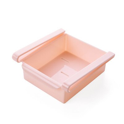 Kreative haushalt kühlschrank kunststoff lagerung korb lebensmittel und getränke schublade Kasten küche kleinigkeiten Abschluss fallen YHJ121303: A Rosa
