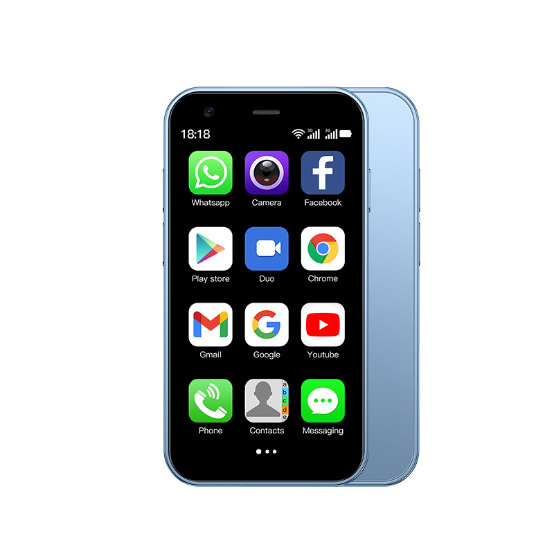 Xs15 mini-smartphones met een klein scherm van 3- inch, ondersteunen positionering, , 3g,  all-netcom, draagbaar voor op reis.: Blauw