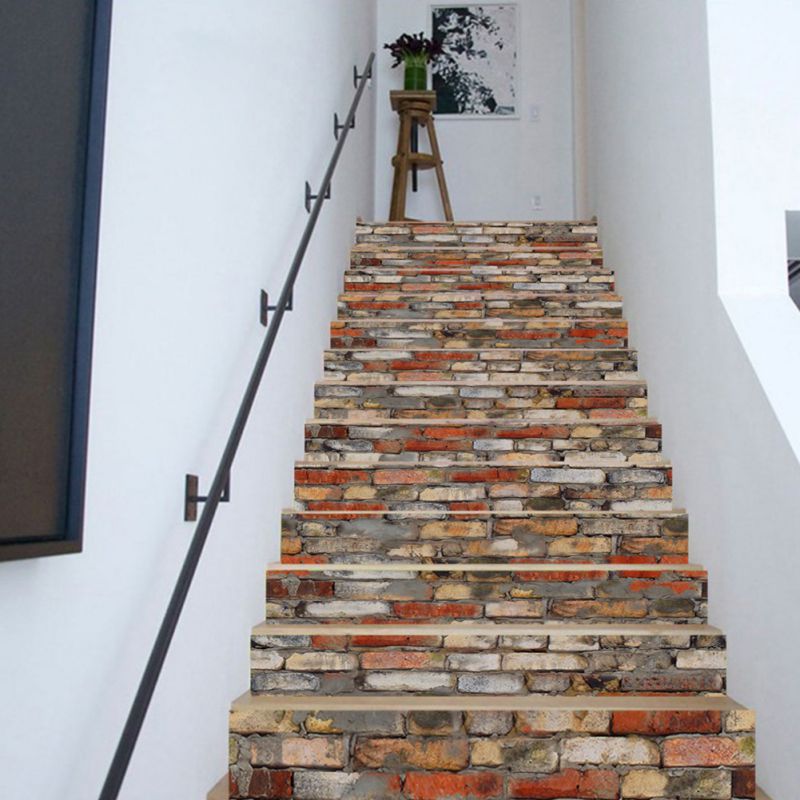 3D Stair Riser Floor Stickers Waterproof Removable Self Adhesive DIY Stairway Decals Stairs Decoration