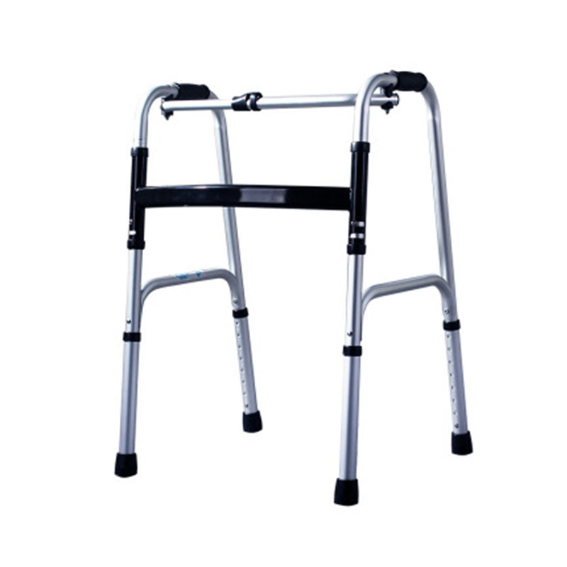 Aluminum alloy walking aids adjustable mobility foldable walkers for elderly