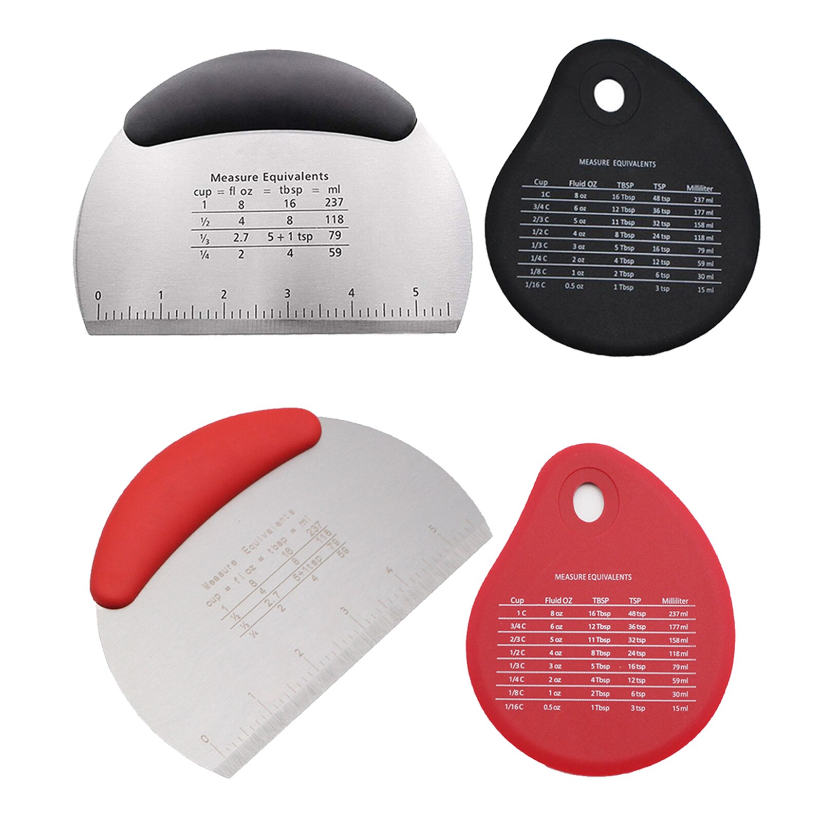 Multi-purpose Stainless Steel Scraper & Chopper, Dough Scraper, Pizza Dough Cutter , Kitchen Utensil