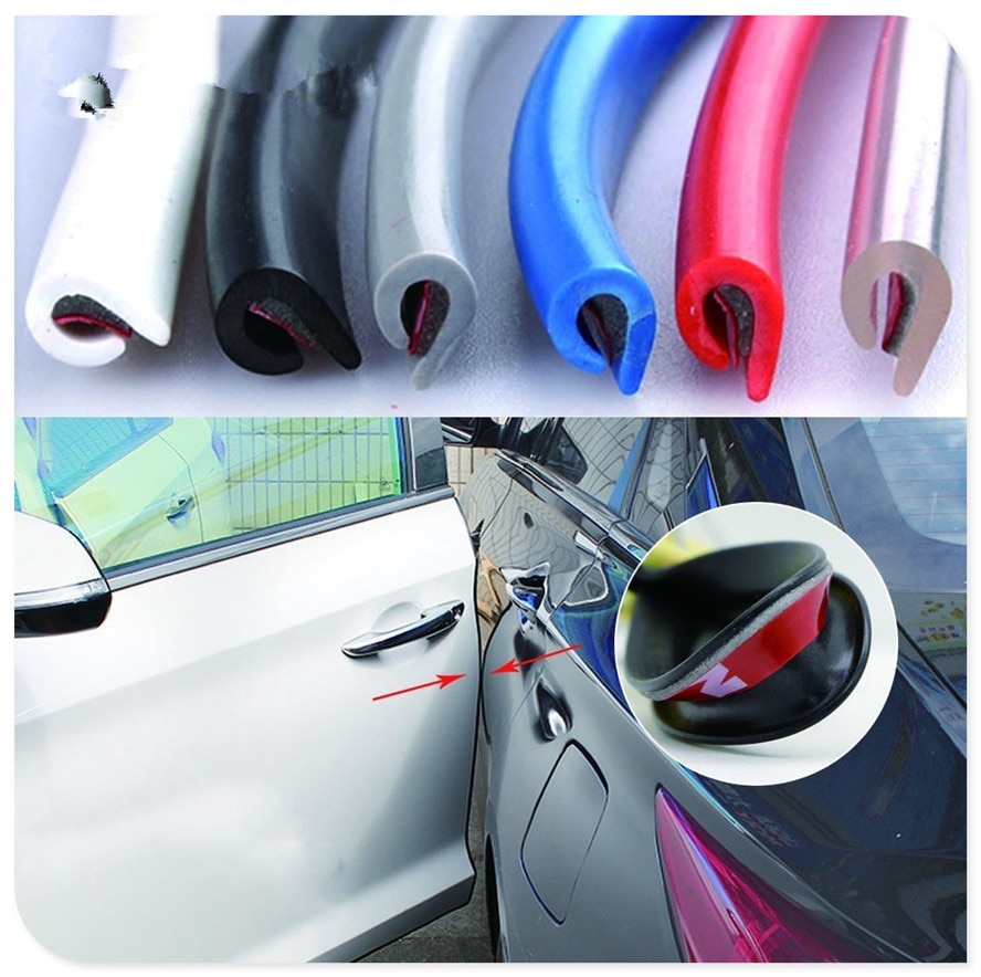 5m auto deurrand rubberen afdekking beschermstrip voor peugeot 206 307 406 407 207 208 308 508 3008 4008