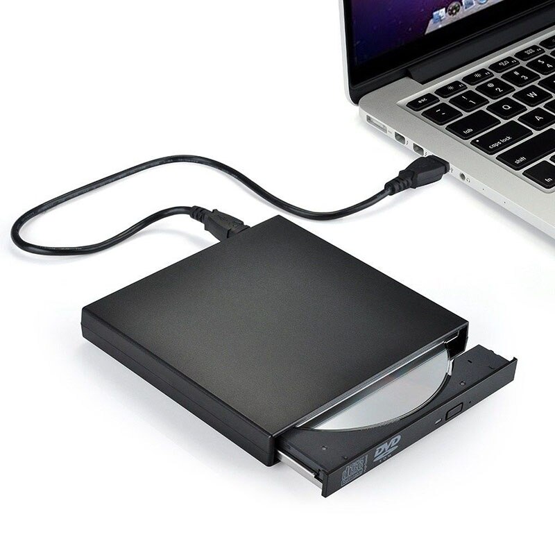 USB Externe DVD CD RW Disc Writer Speler Drive voor PC Laptop JLRJ88