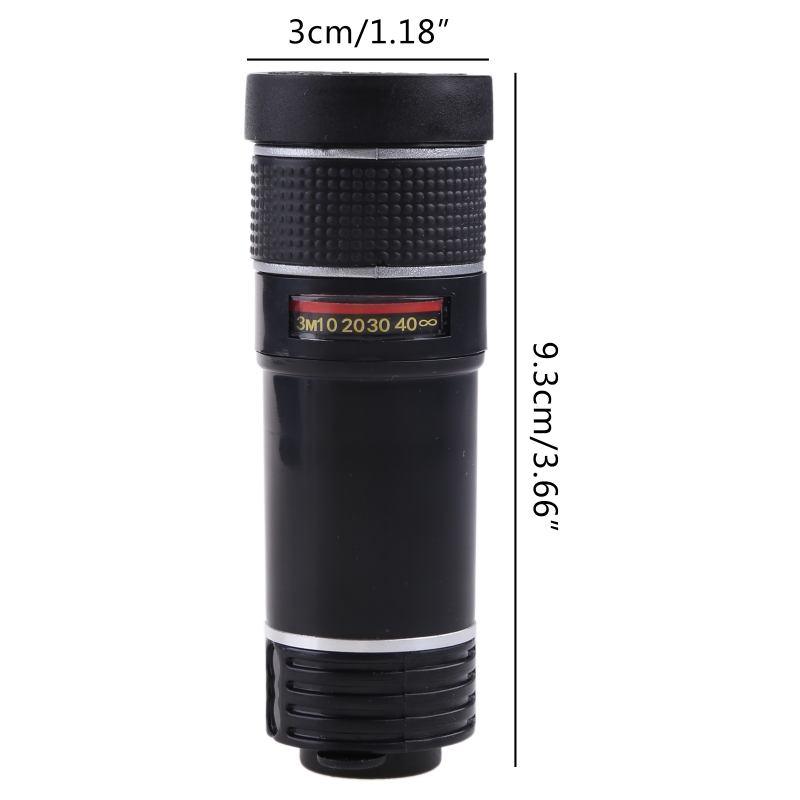 Mobile Phone Telephoto Telephoto Lens 20x Compatible with iPhone Andriod for Various Mobile Phones Tablet Universal