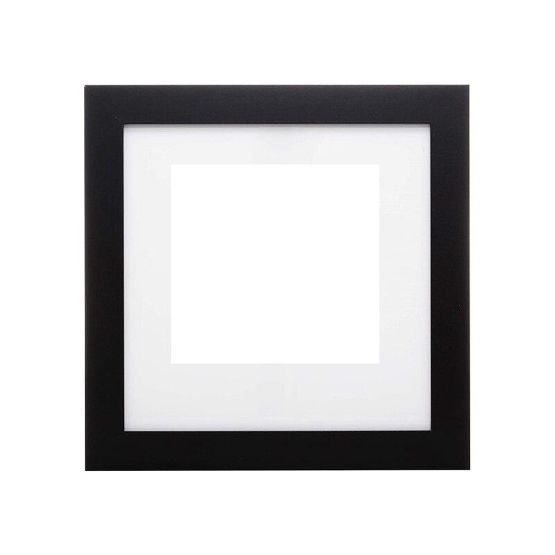 Picture Frames Solid Wood 10 X 10 Inch Photo Square Frame With Organic Glass For Embroidery
