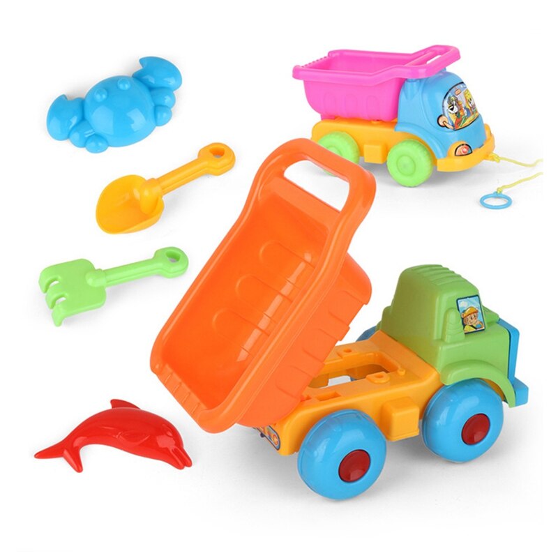 freundlicher Strand Buggy 6-Stück Anzug Eltern-Art Spielen Haus Pädagogisches Spielzeug