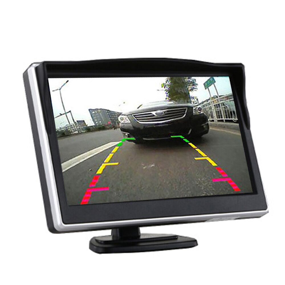 5 zoll Monitor HD Auto Rückfahr LCD TFT Digitalen Bildschirm 2 Weg Video Eingang Rückansicht Anzeige Parkplatz Monitor Für Sicherung Kamera