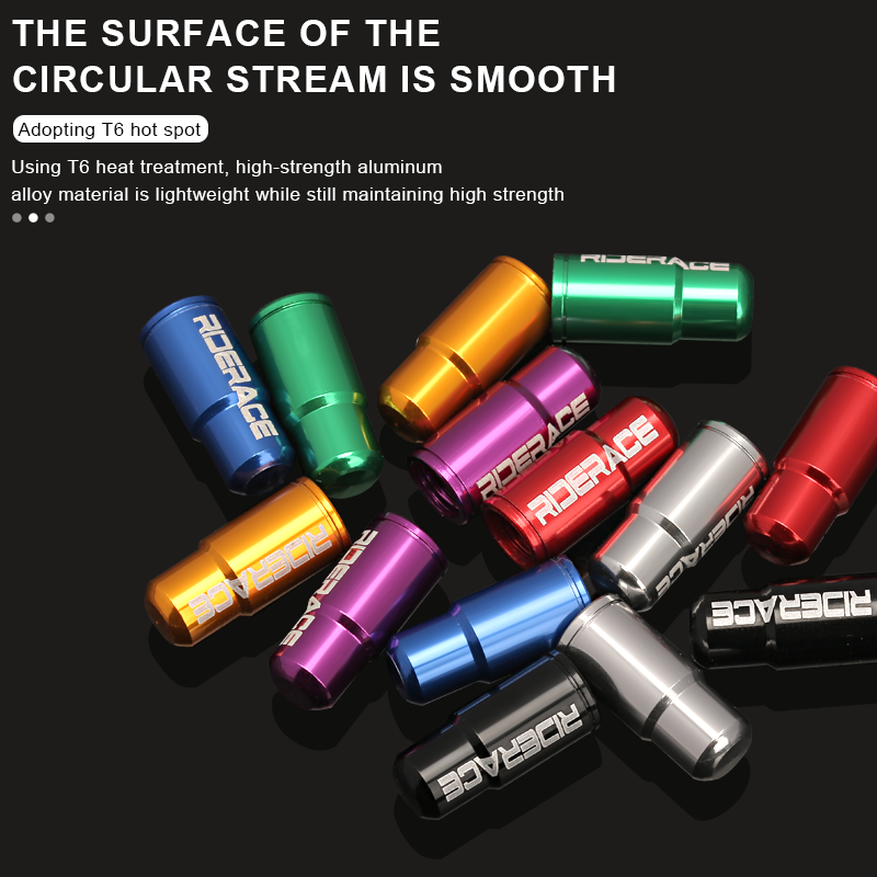 2/4/10 st cykeldäcksventilhattar dammtäta lättvikts mtb racercykel slang däckgasmunstycke skydd för av fv schrader presta-ventil