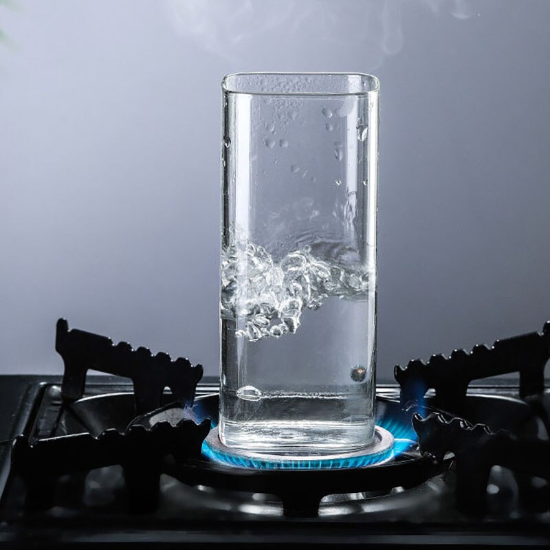 Vaso grande cuadrado Simple de vidrio transparente, vaso de gran capacidad para jugo de leche, Mousse, COPA DE AGUA, copa de vino