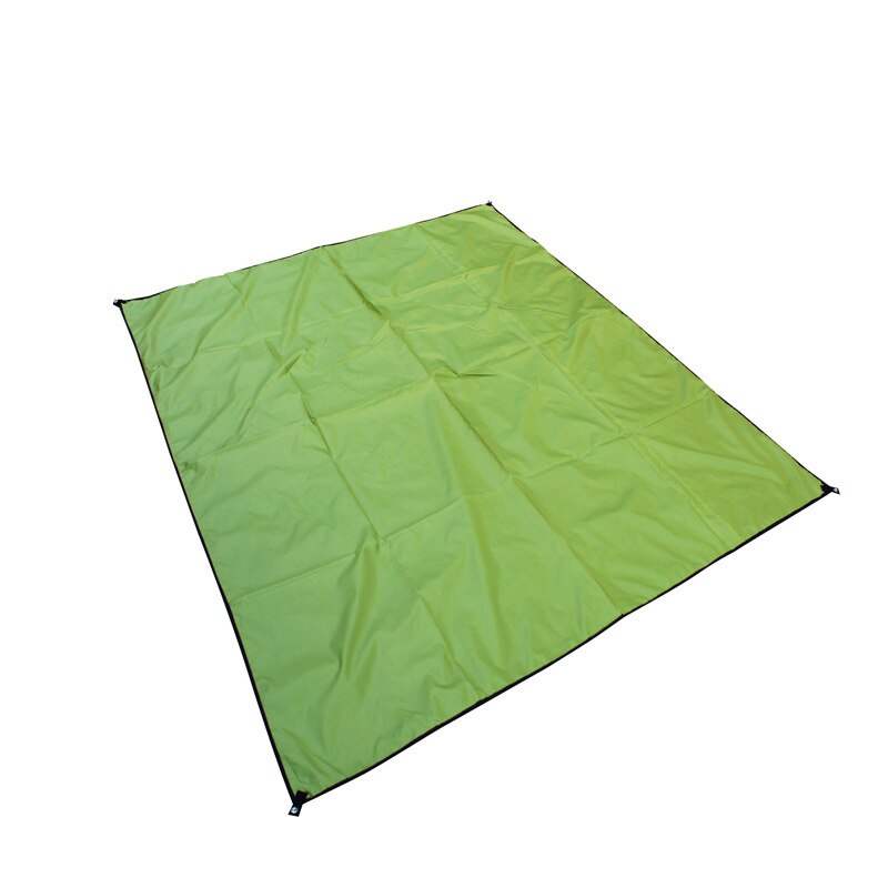 Alfombra impermeable para suelo de tienda de campaña, tapete de Picnic ultraligero de 210x150cm, con bolsillo, con huellas, saco de lona de playa para acampar y hacer senderismo