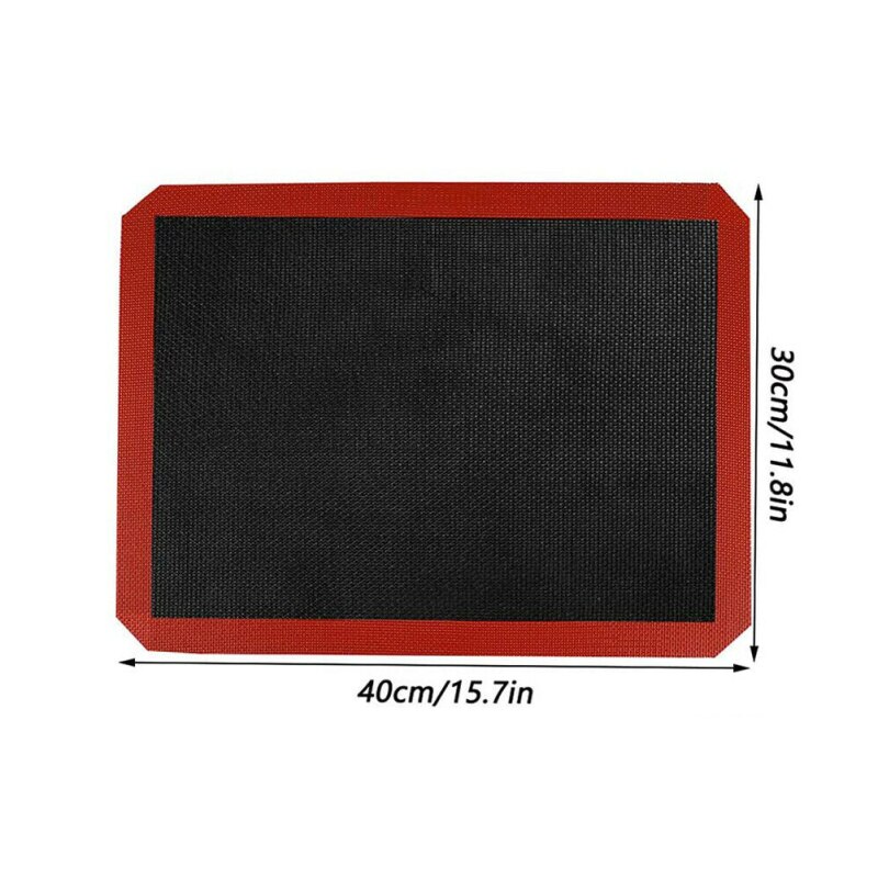 Microgeperforeerde siliconen bakmat antiaanbak ovenplaat bakmat gereedschap broodbakmat ademende bakmat keukengadgets: 4030cm
